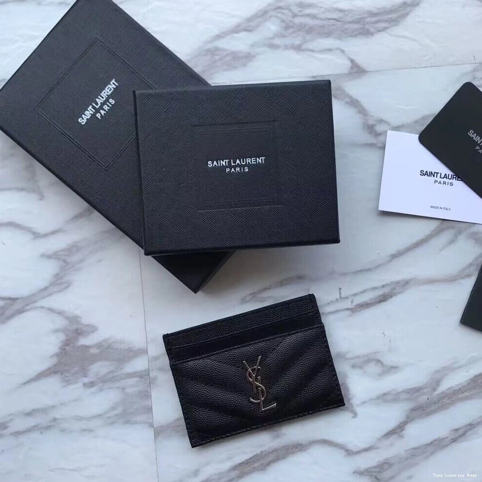 Tony Luxuries CASSANDRE CASE CARD YSL MATELASSÉ 0725